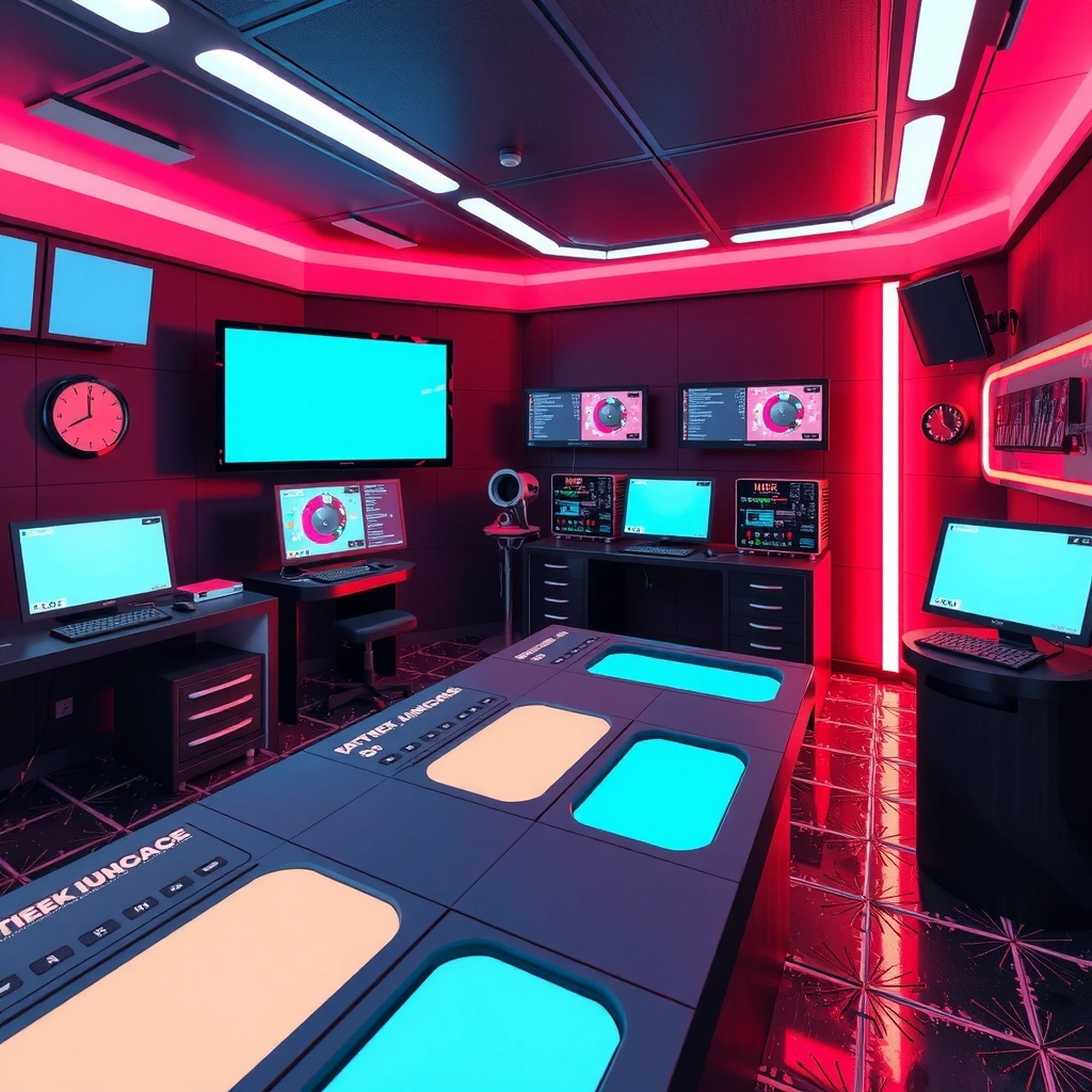 Control room interface visualization